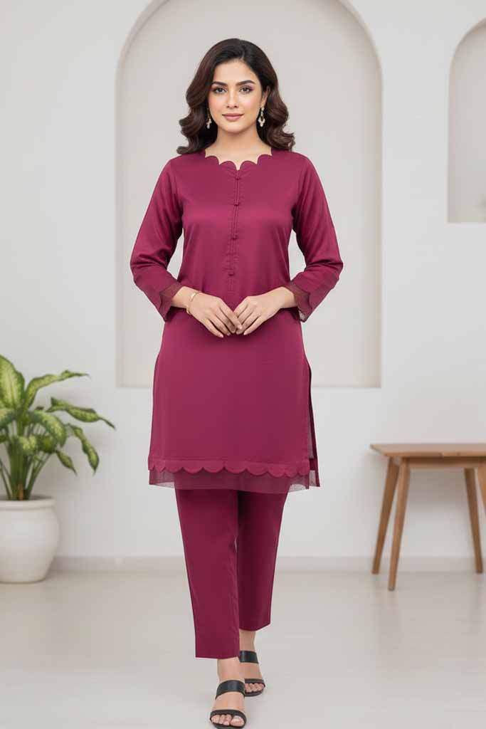 Mulberry Two-Piece Trousers & Tunic Set