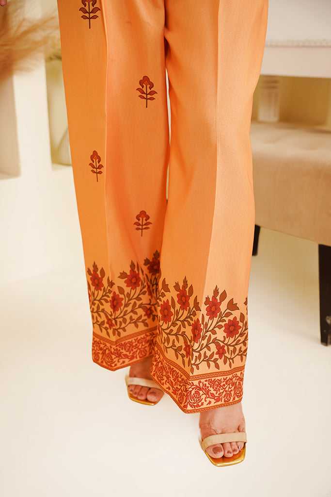 Mustard Yellow Floral Printed Co-ord Set